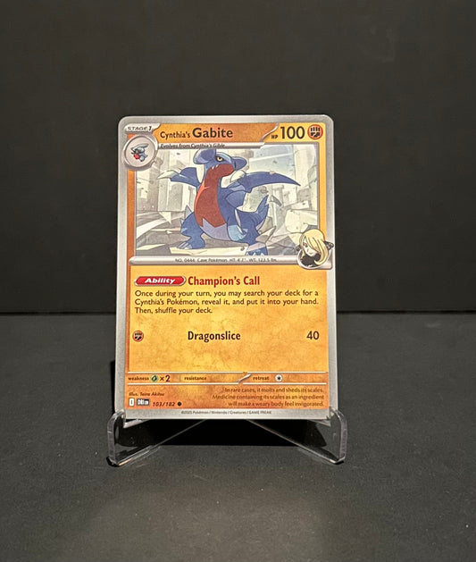 TCG Single: Cynthia’s Gabite - Destined Rivals