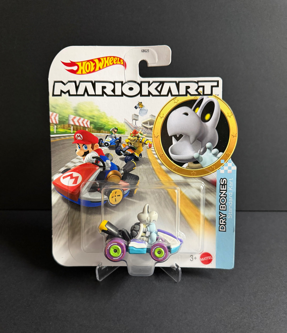 Hot Wheels: Dry Bones [Standard Kart] Mario Kart Diecast
