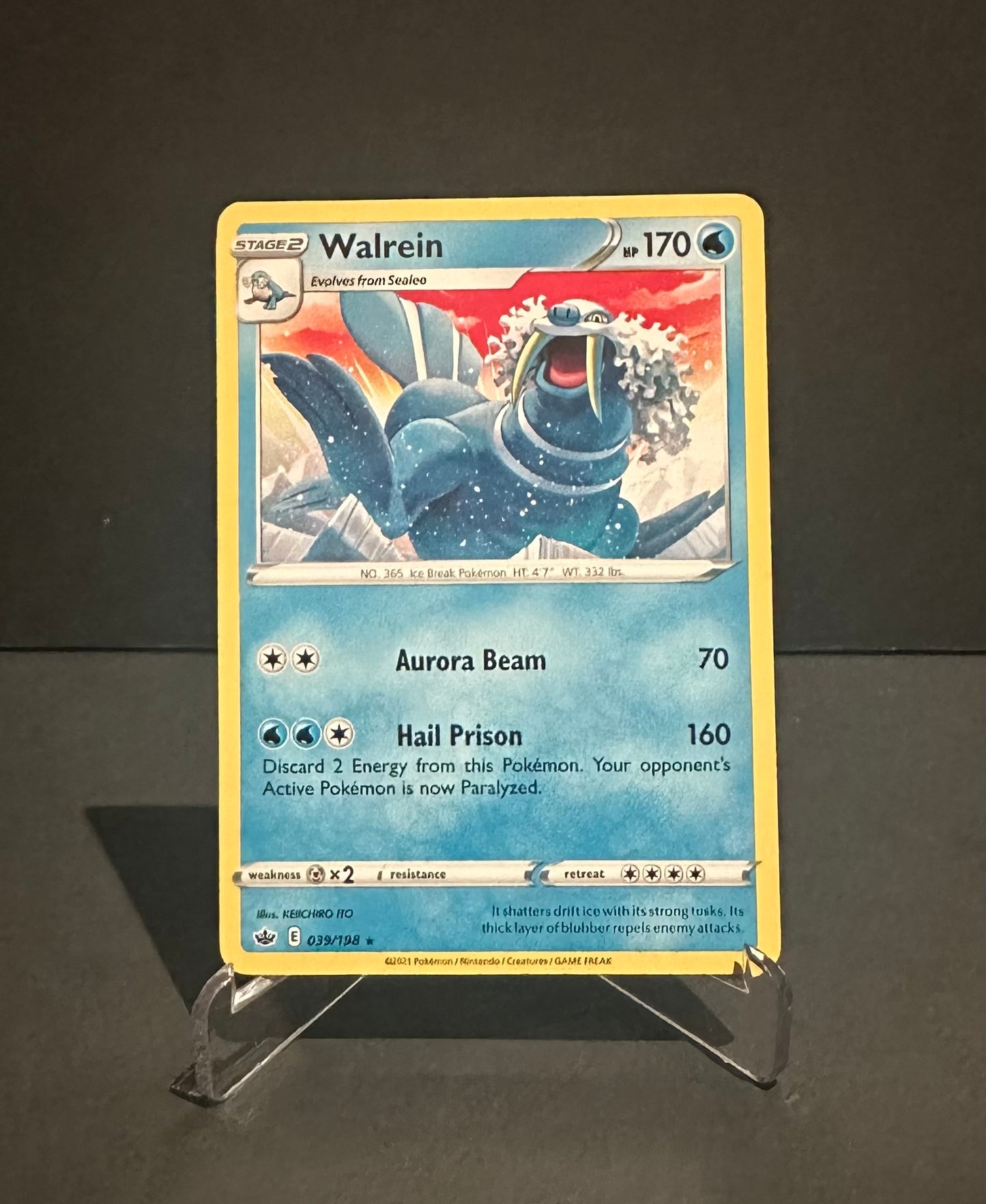 TCG Single: Walrein - Chilling Reign