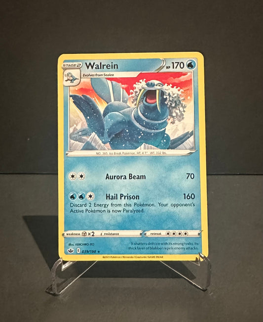 TCG Single: Walrein - Chilling Reign