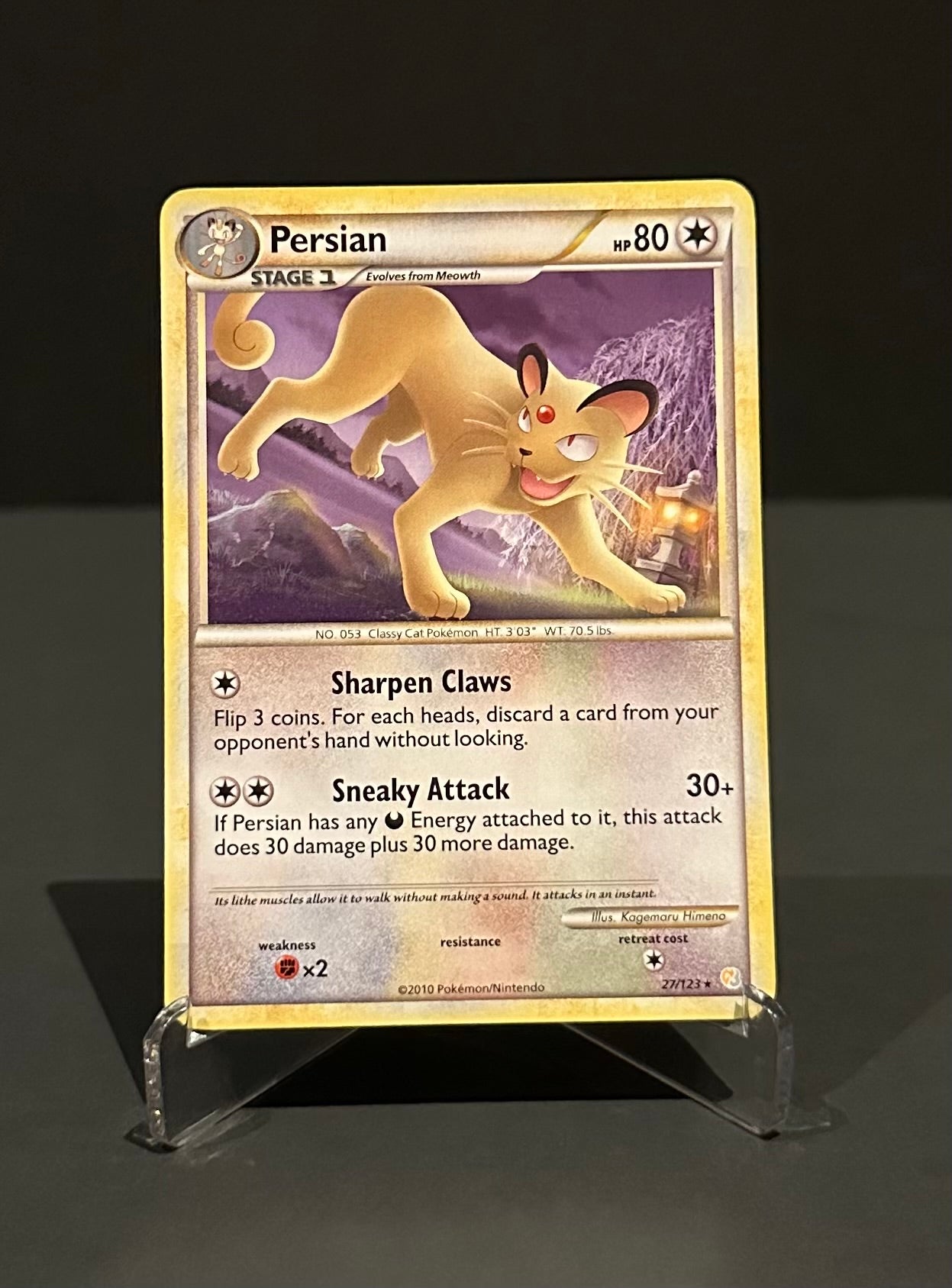 TCG Single: Persian - HeartGold/SoulSilver