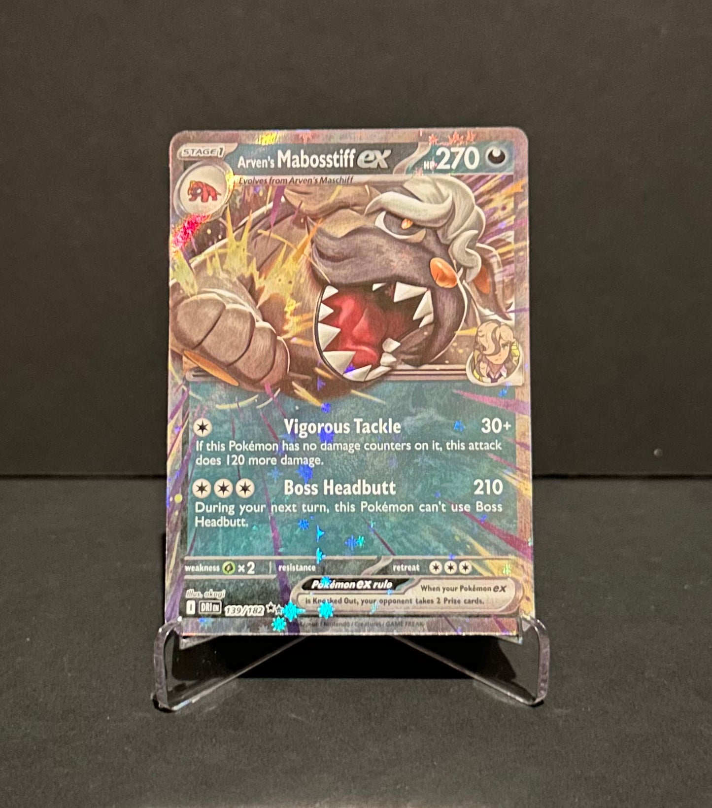 TCG Single: Arven’s Mabosstiff ex - Destined Rivals