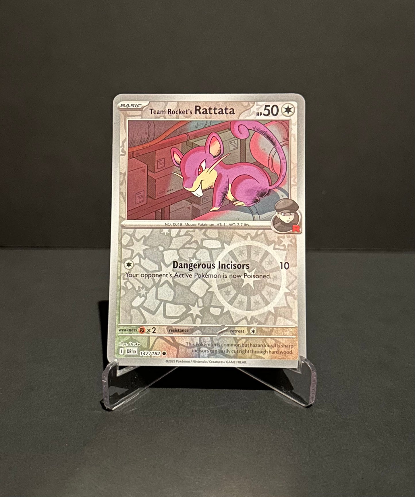 TCG Single: Team Rocket’s Rattata (RH) - Destined Rivals