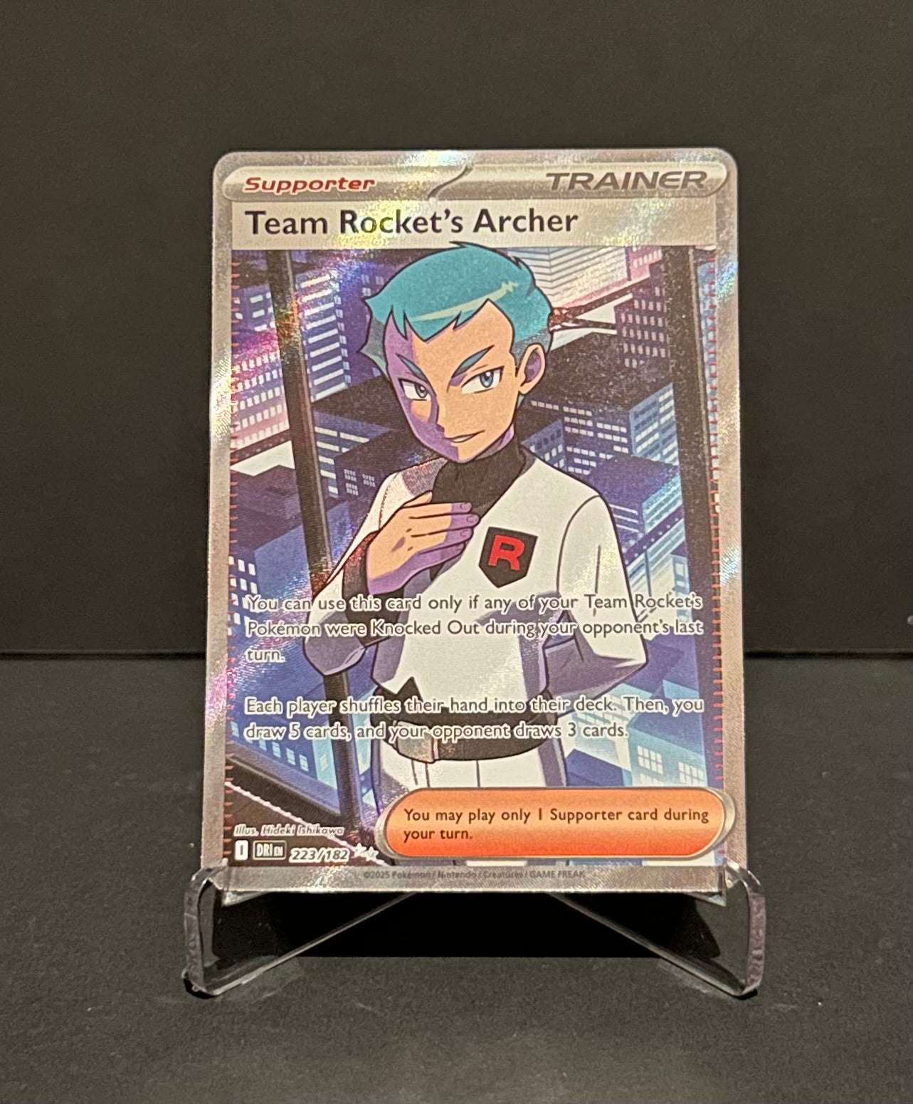 TCG Single: Team Rocket’s Archer (Full Art) - Destined Rivals