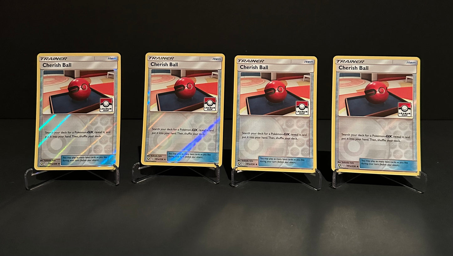 TCG Single: Cherish Ball (Set of 4) - League Cup promo