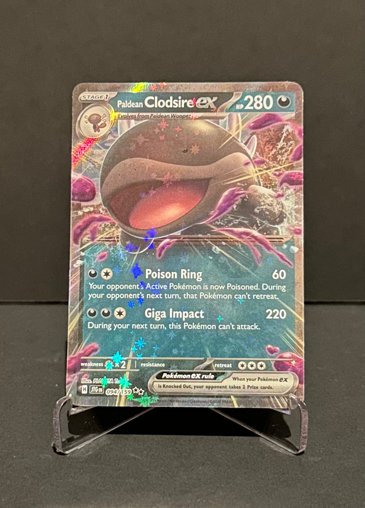 TCG Single: Paldean Clodsire ex - Journey Together