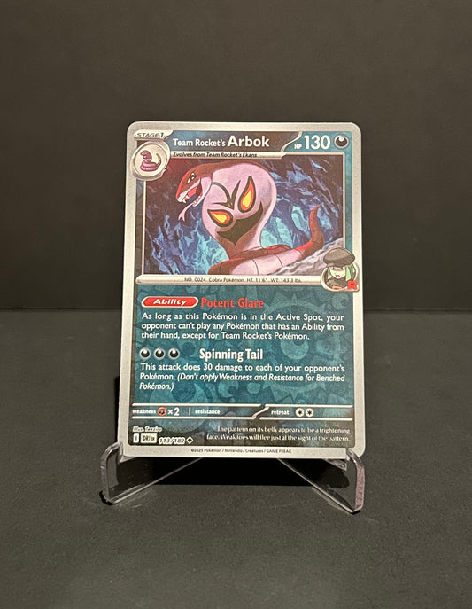 TCG Single: Team Rocket’s Arbok (RH) - Destined Rivals