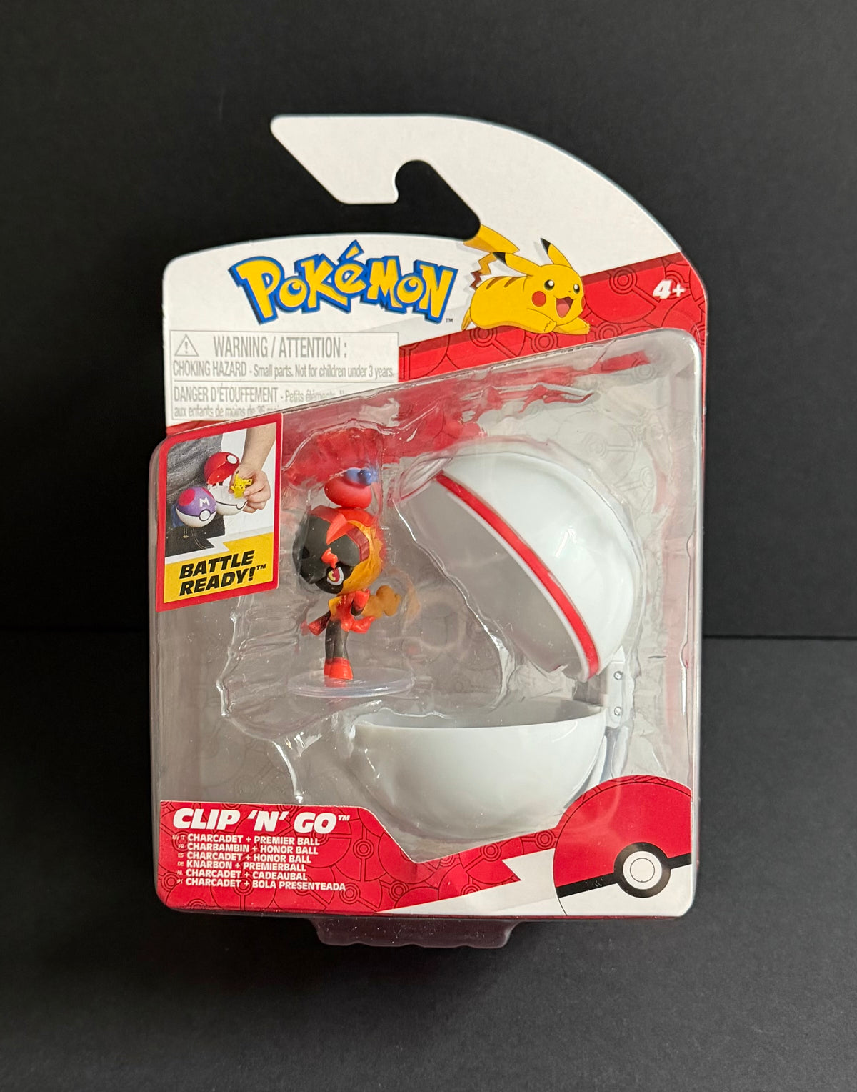 Pokemon Clip N Go: Charcadet w/premier ball