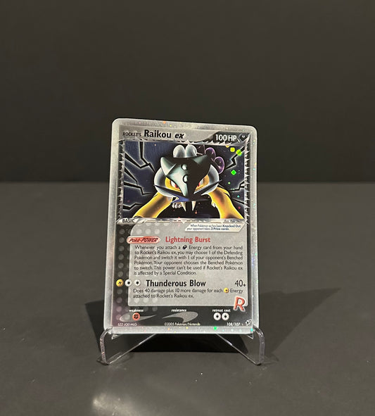 TCG Single: Rocket’s Raikou ex (Box topper) - Deoxys