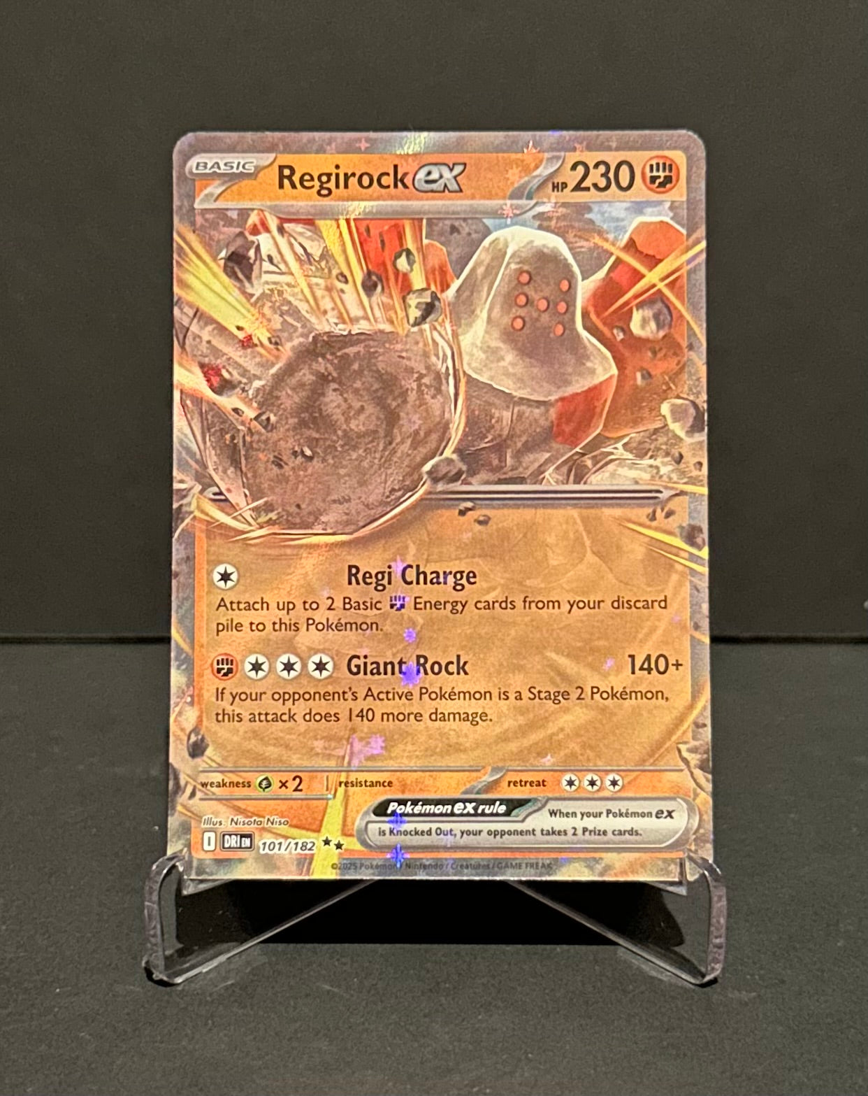 TCG Single: Regirock ex - Destined Rivals