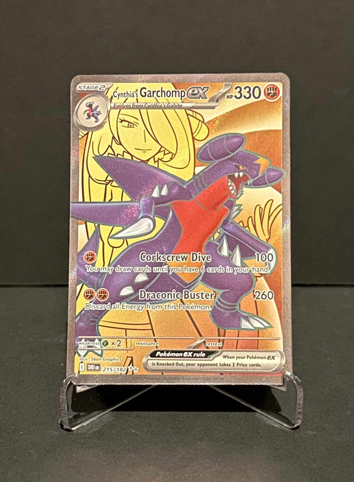 TCG Single: Cynthia’s Garchomp ex (Full Art) - Destined Rivals