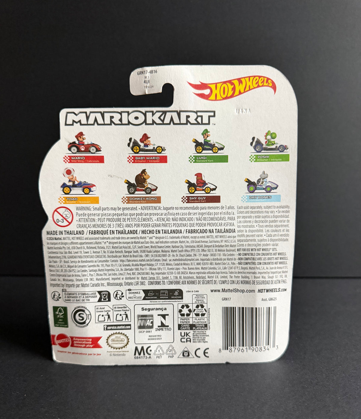 Hot Wheels: Mario [Wing Wing] Mario Kart Diecast