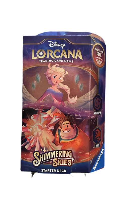 Lorcana: Shimmering Skies starter deck (Elsa & Wreck it Ralph)