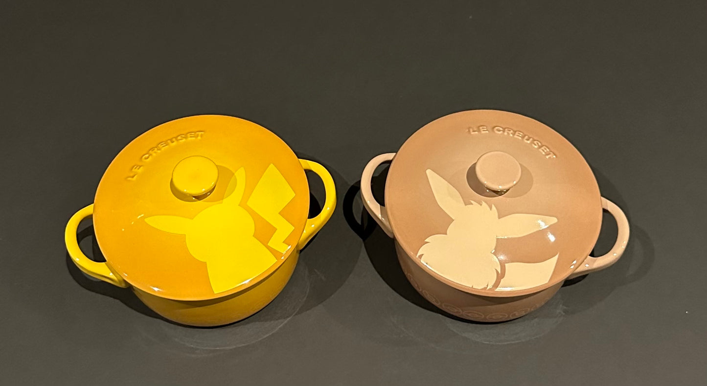 Le Creuset Mini Cocotte Pikachu/Eevee set