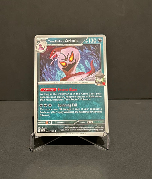 TCG Single: Team Rocket’s Arbok - Destined Rivals