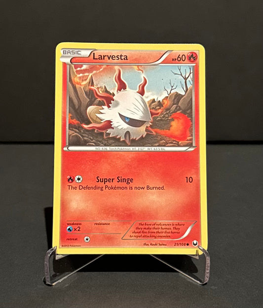 TCG Single: Larvesta - Dark Explorers