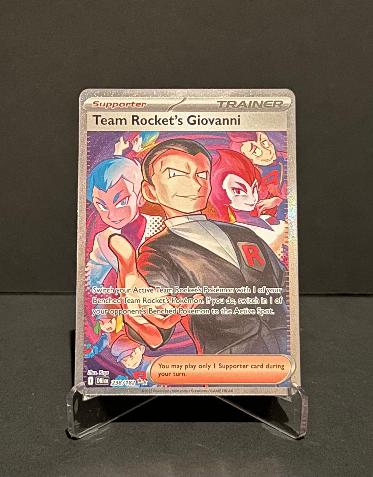 TCG Single: Team Rocket’s Giovanni (Illustration Rare) - Destined Rivals