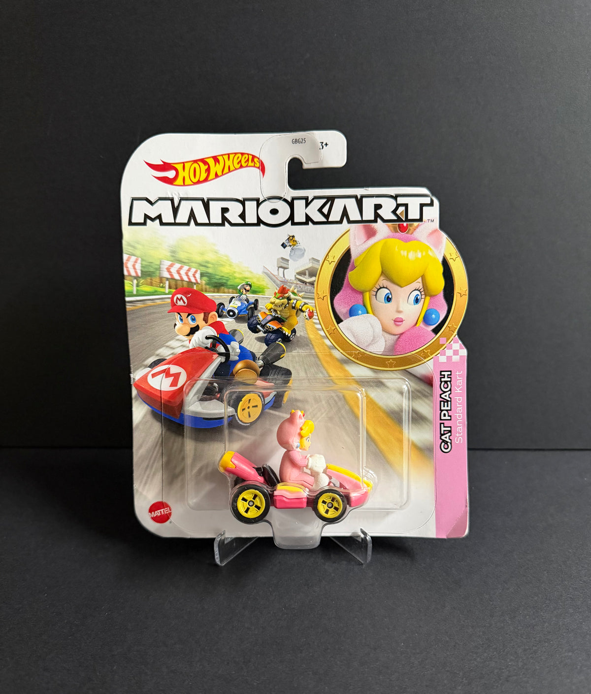 Hot Wheels: Cat Peach [Standard Kart] Mario Kart Diecast