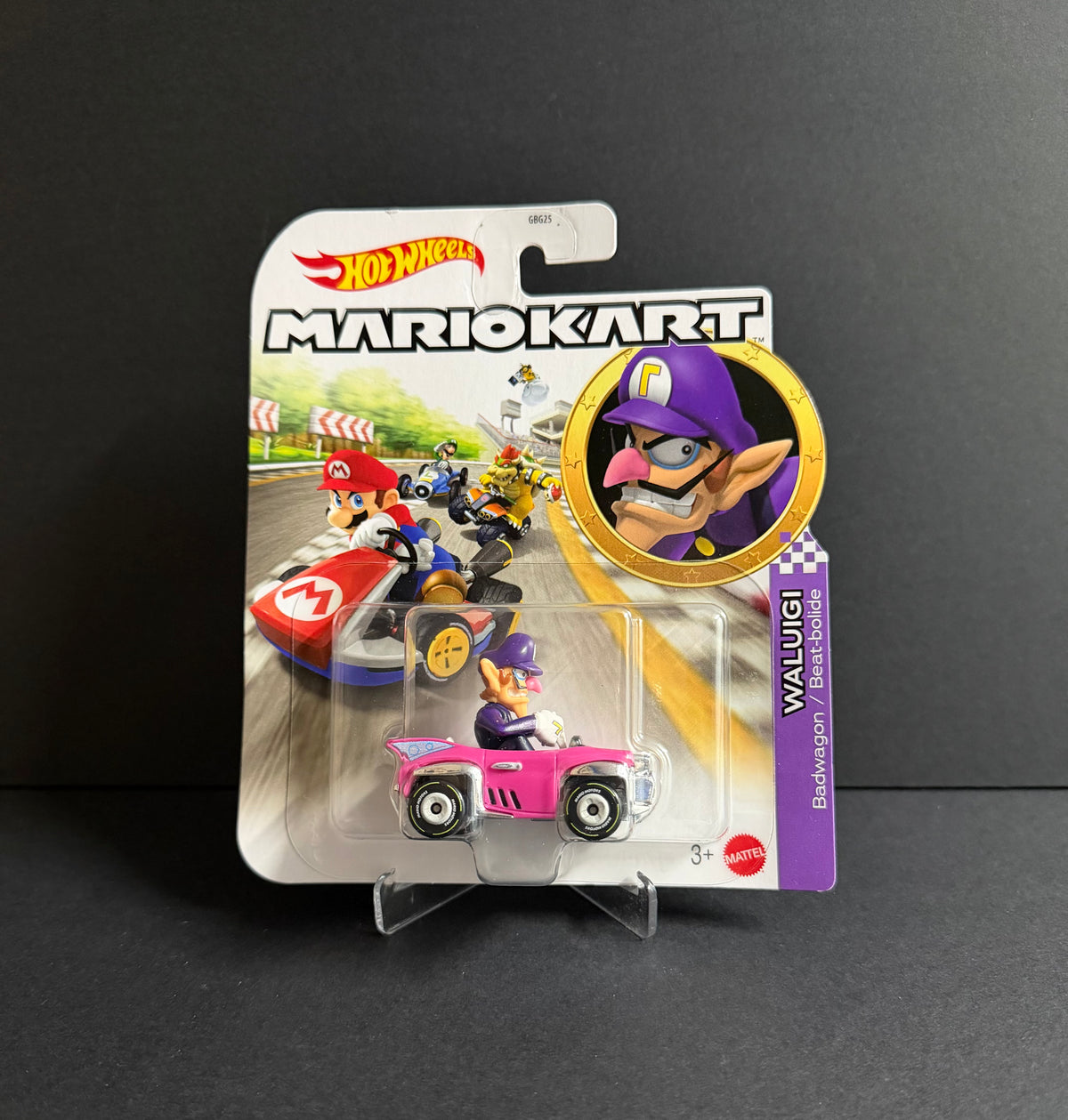 Hot Wheels: Waluigi [Badwagon] Mario Kart Diecast