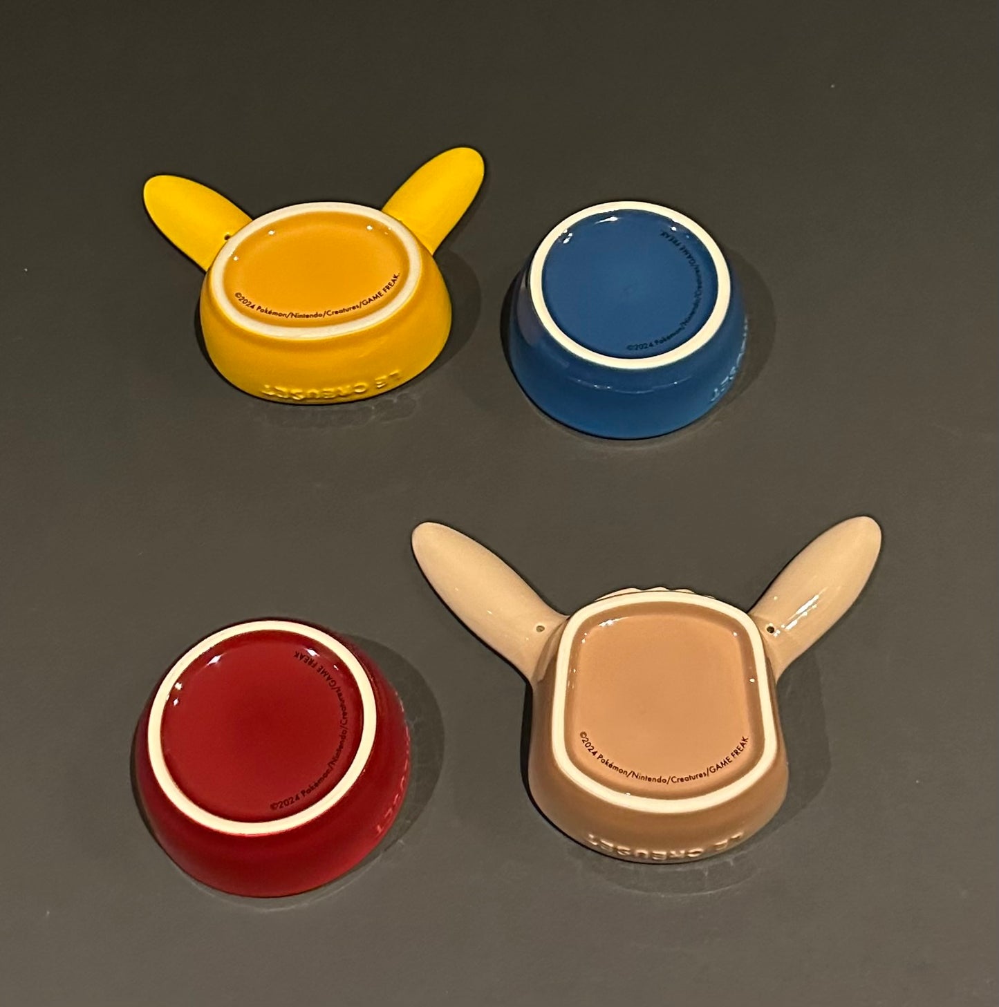 Le Creuset Pokemon set of 4 mini dishes