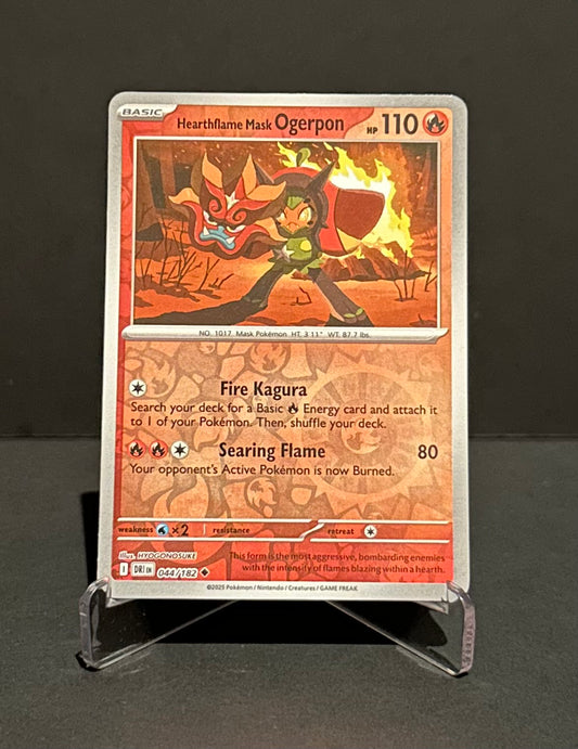 TCG Single: Hearthflame Mask Ogerpon (RH) - Destined Rivals