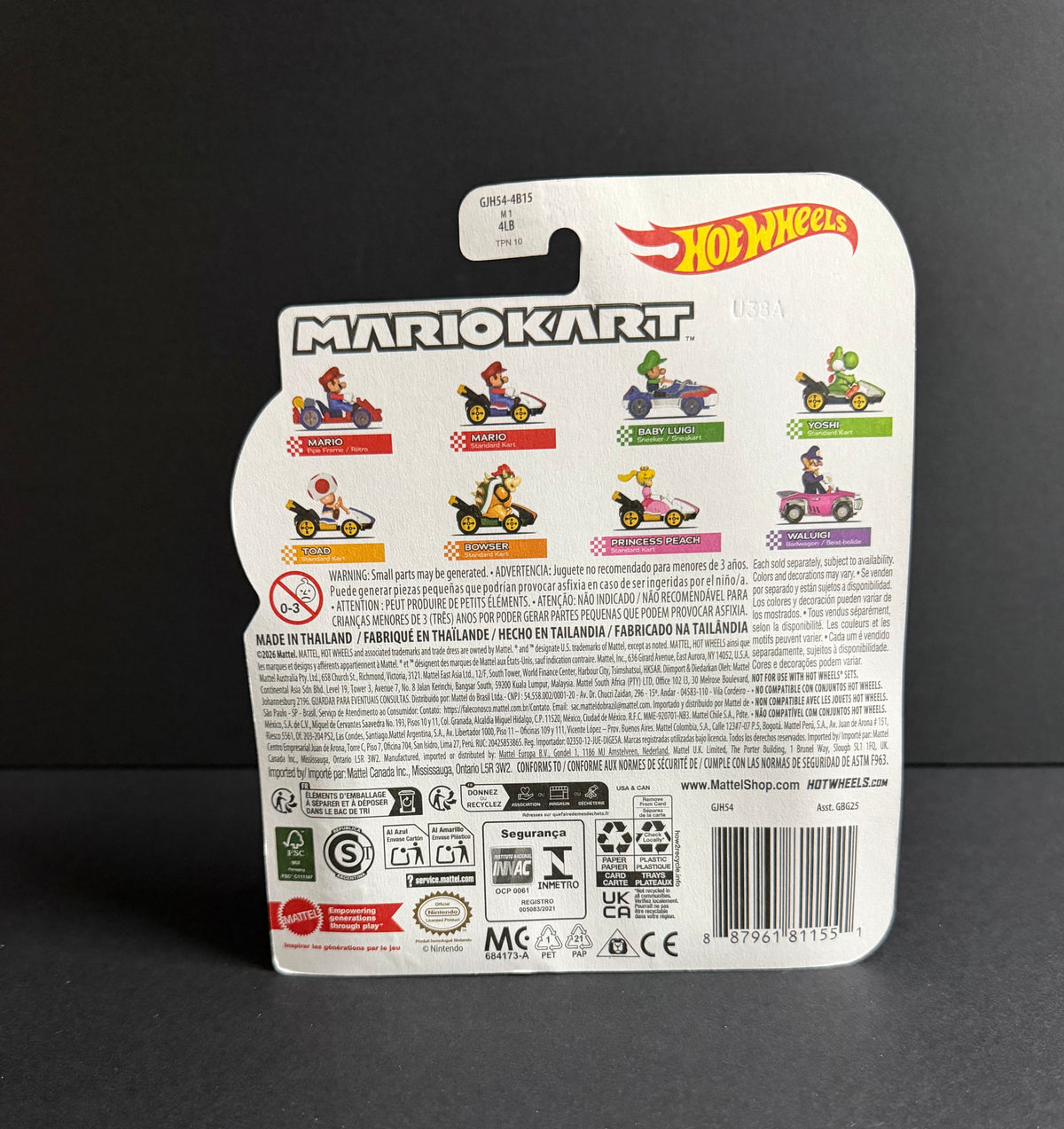 Hot Wheels: Waluigi [Badwagon] Mario Kart Diecast