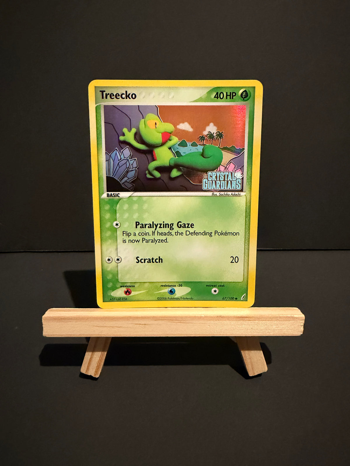 TCG Single: Treecko (RH) - Crystal Guardians