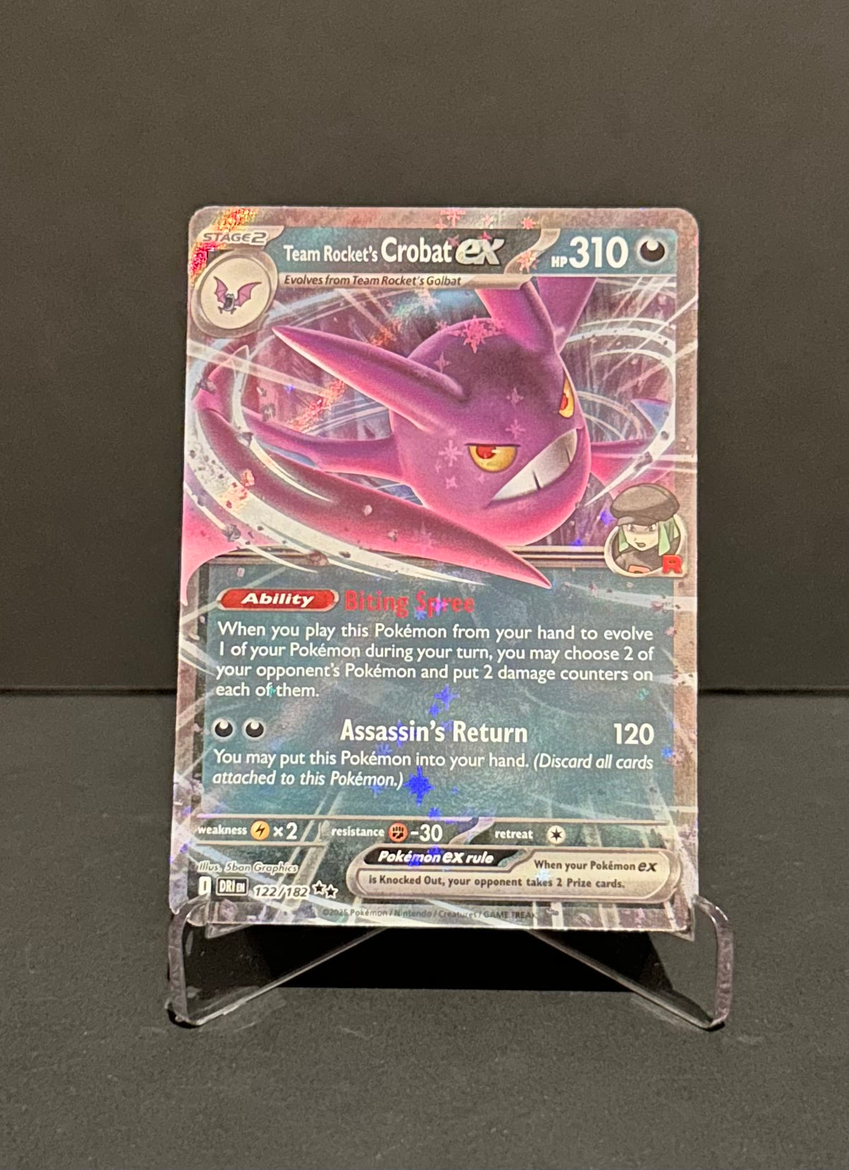 TCG Single: Team Rocket’s Crobat ex - Destined Rivals