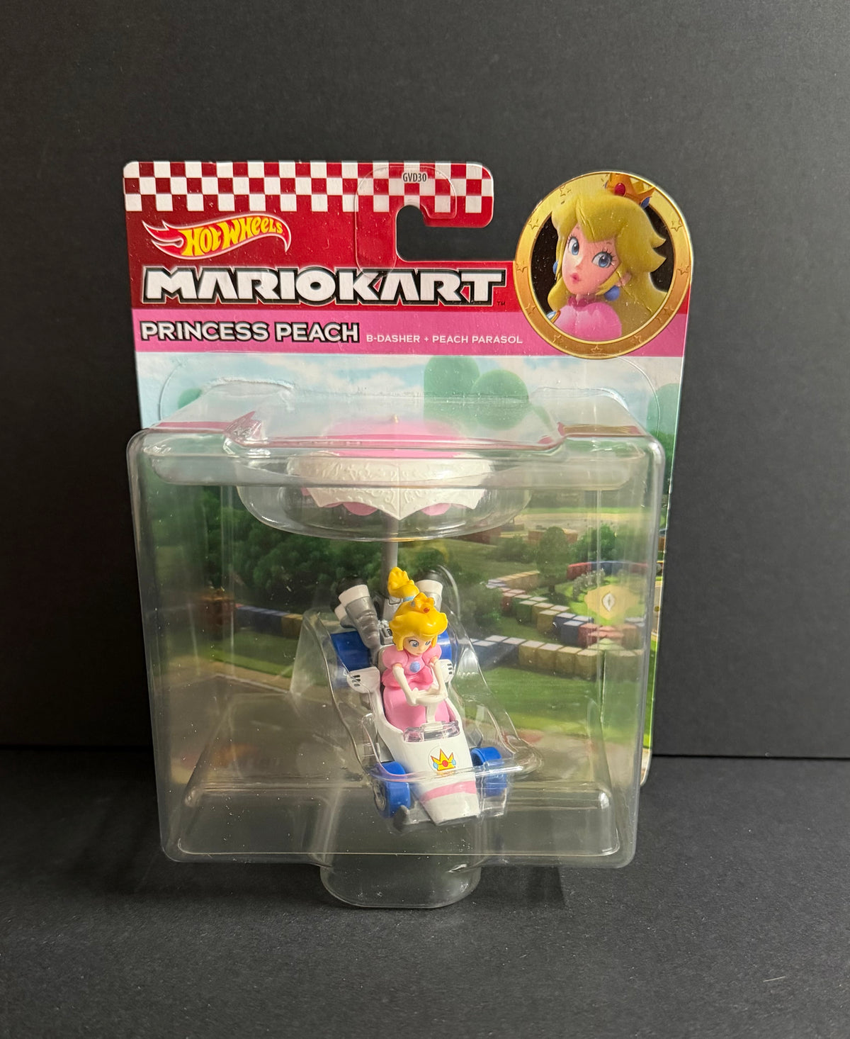 Hot Wheels: Peach [B-Dasher w/glider] Mario Kart Diecast