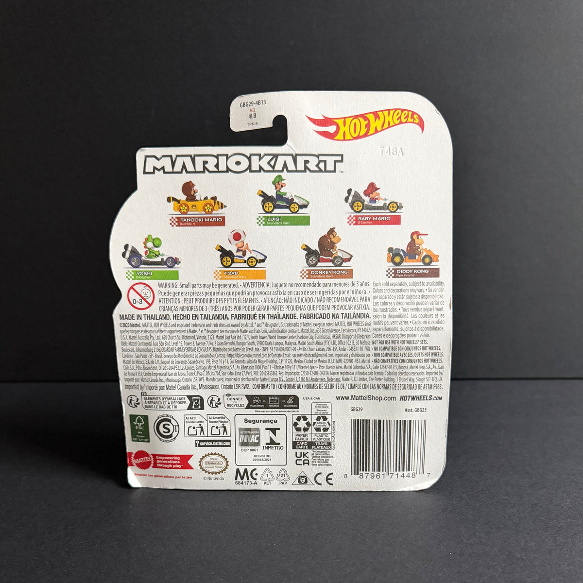 Hot Wheels: Yoshi [B-Dasher] Mario Kart Diecast
