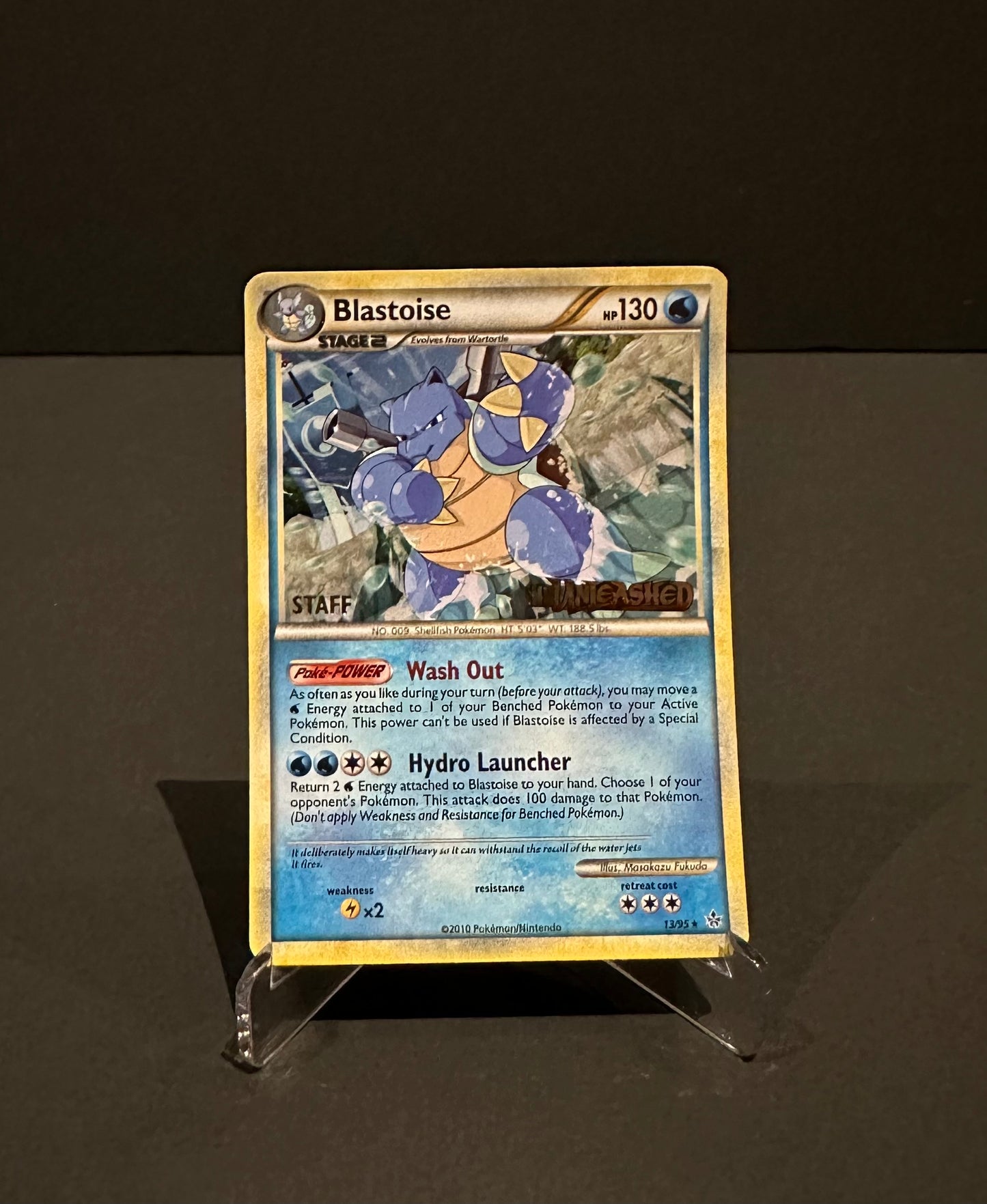TCG Single: Blastoise (STAFF) - Pre Release Promo