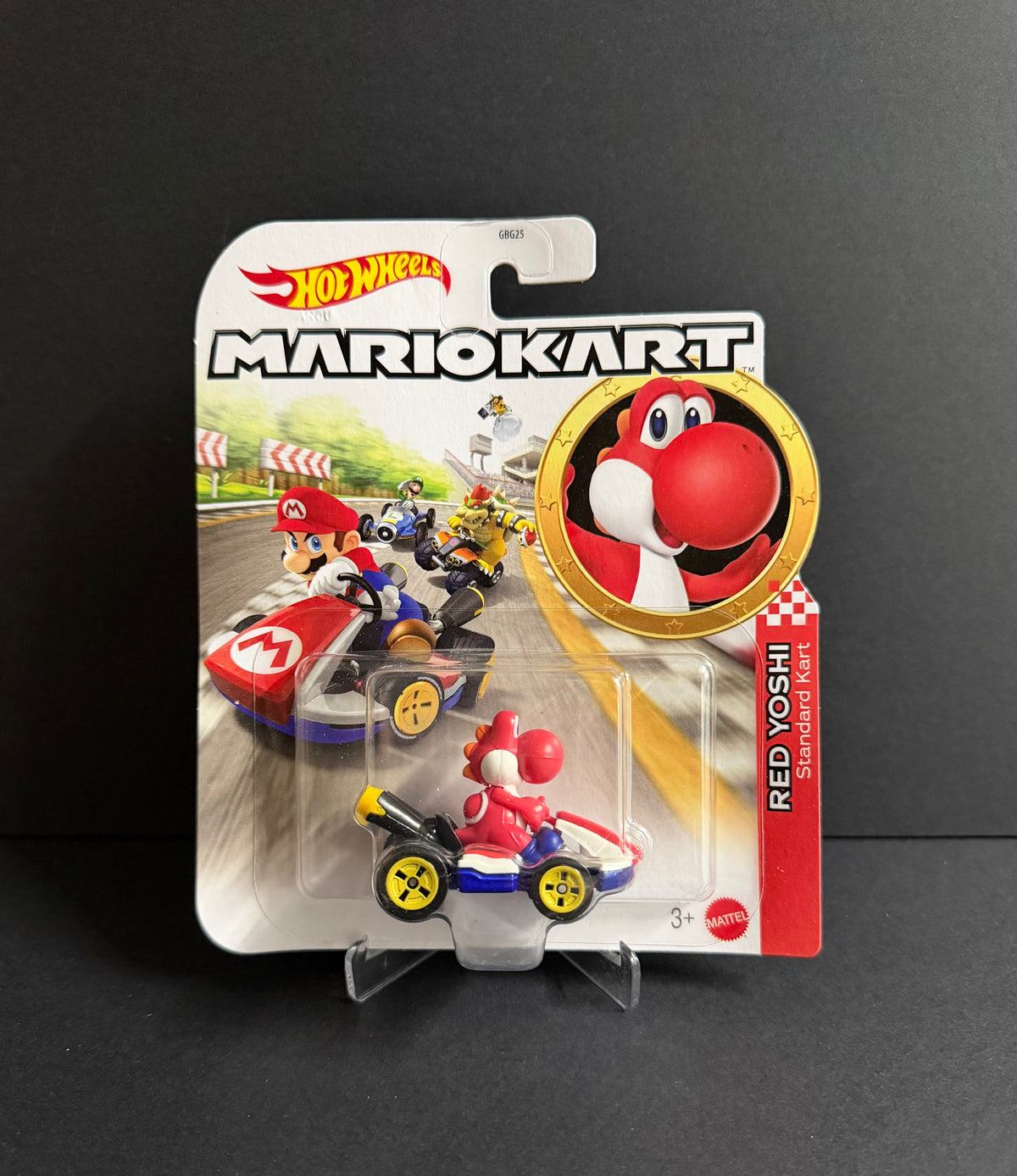 Hot Wheels: Red Yoshi [Standard Kart] Mario Kart Diecast