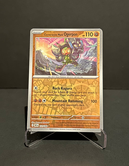 TCG Single: Cornerstone Mask Ogerpon (RH) - Destined Rivals