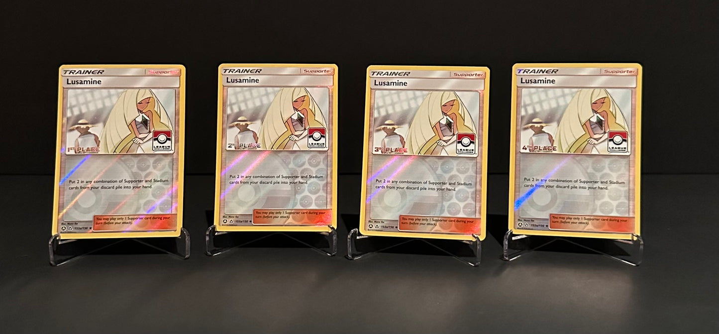 TCG Single: Lusamine (Set of 4) - League Challenge promo