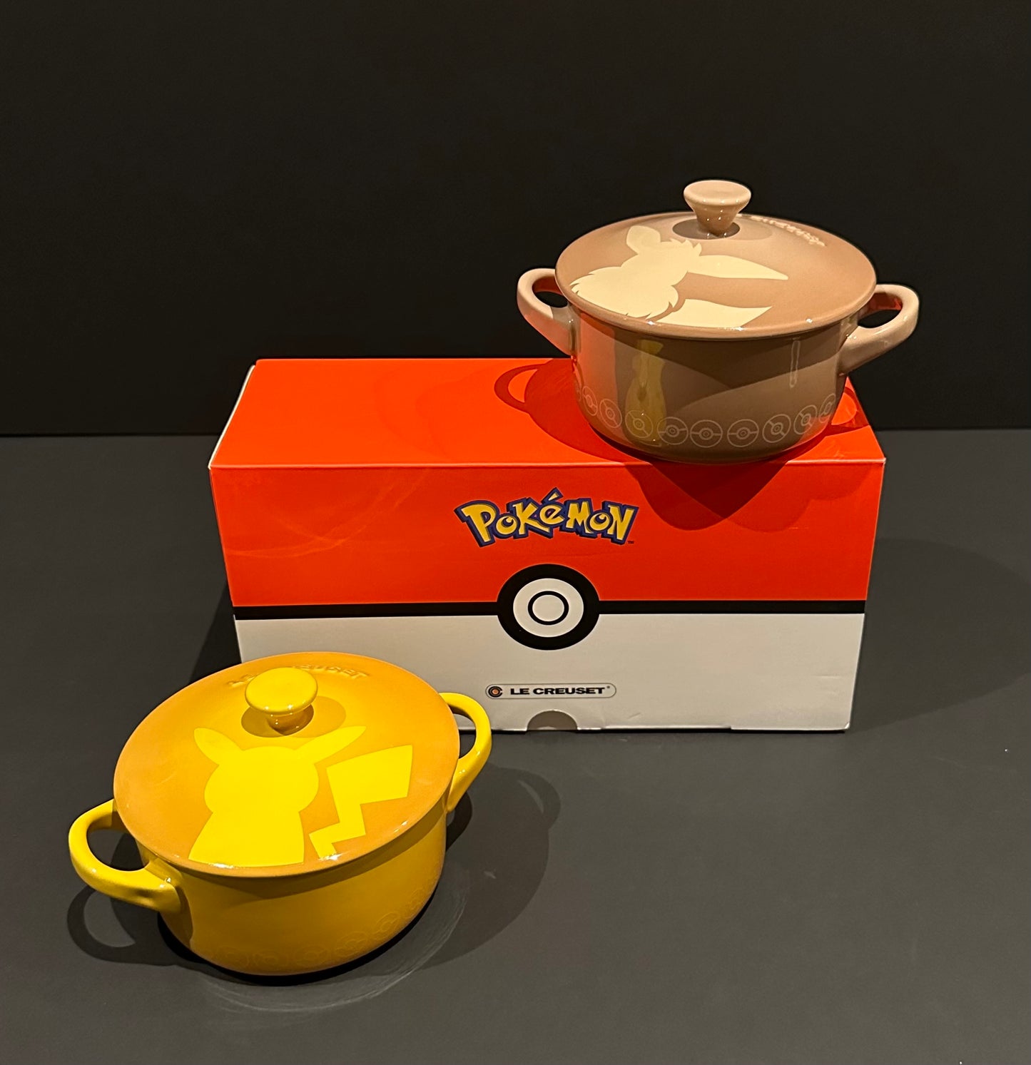 Le Creuset Mini Cocotte Pikachu/Eevee set