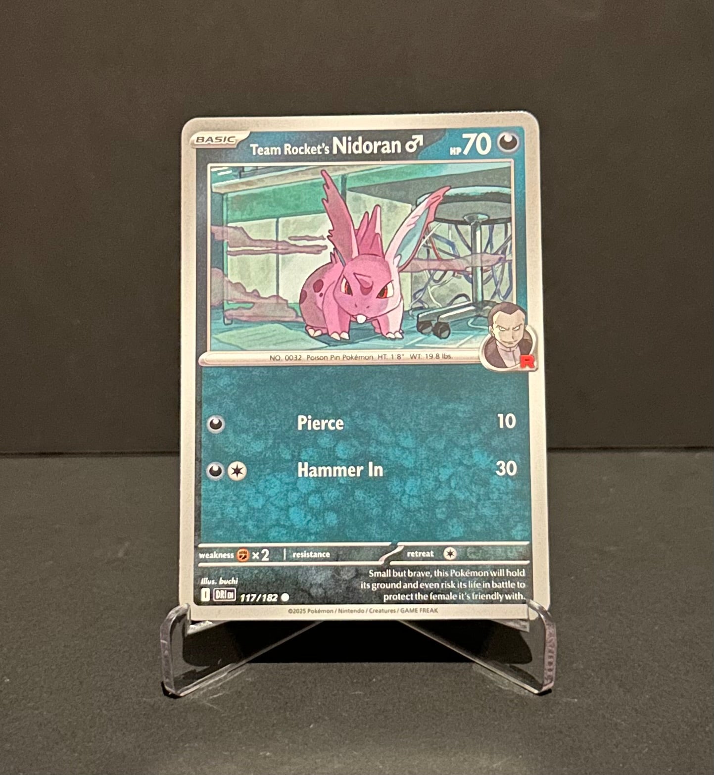 TCG Single: Team Rocket’s Nidoran [Male] - Destined Rivals