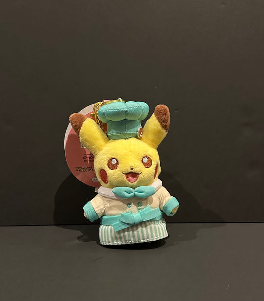 Pikachu - Pastry chef, Pikachu Sweets (plush) Keychain