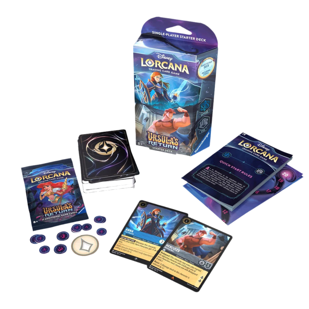 Lorcana: Ursula’s Return starter deck (Anna & Hercules)