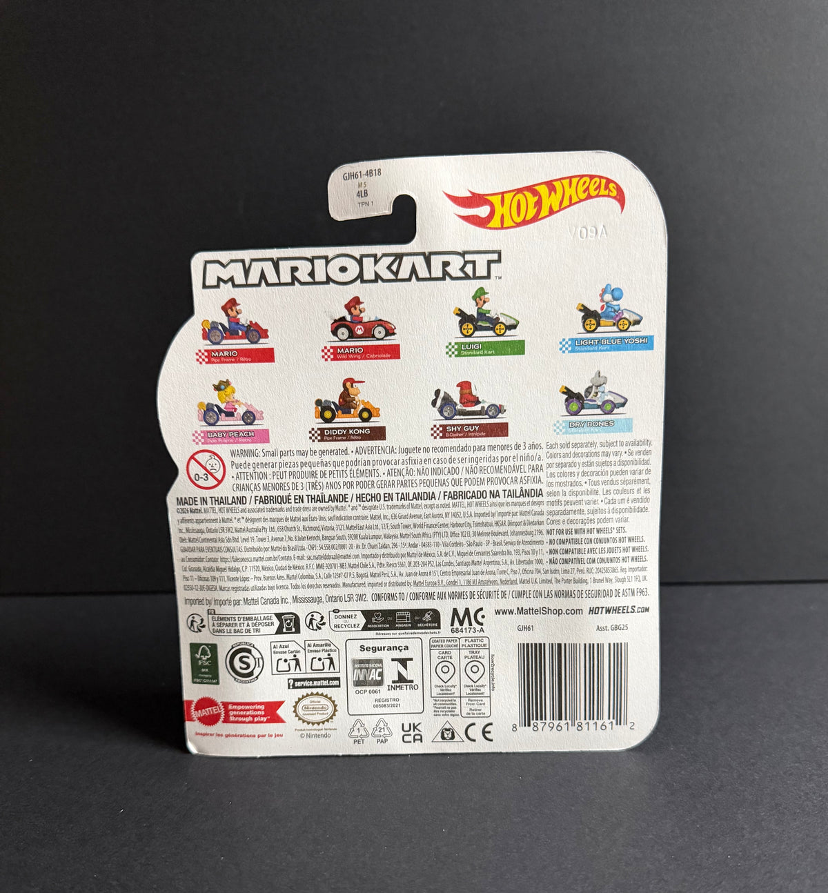 Hot Wheels: Shy Guy [B-Dasher] Mario Kart Diecast