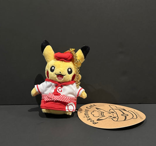 Pikachu - Waitress (plush) Keychain