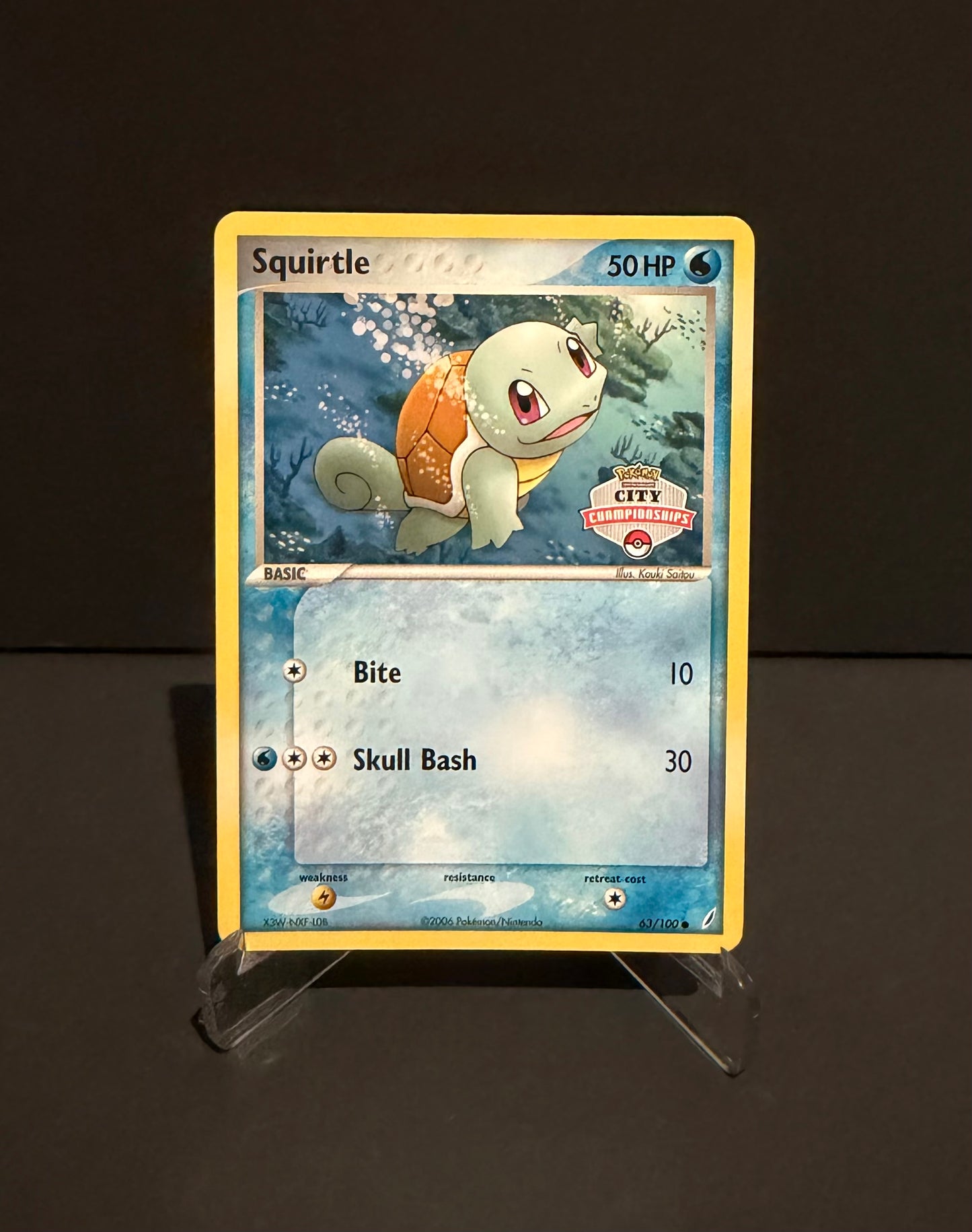 TCG Single: Squirtle - City Championships promo