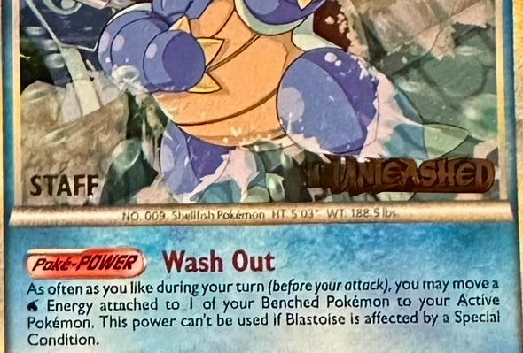 TCG Single: Blastoise (STAFF) - Pre Release Promo