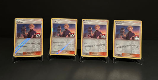 TCG Single: Volkner (Set of 4) - League Challenge promo