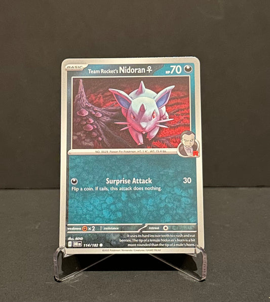 TCG Single: Team Rocket’s Nidoran [Female] - Destined Rivals