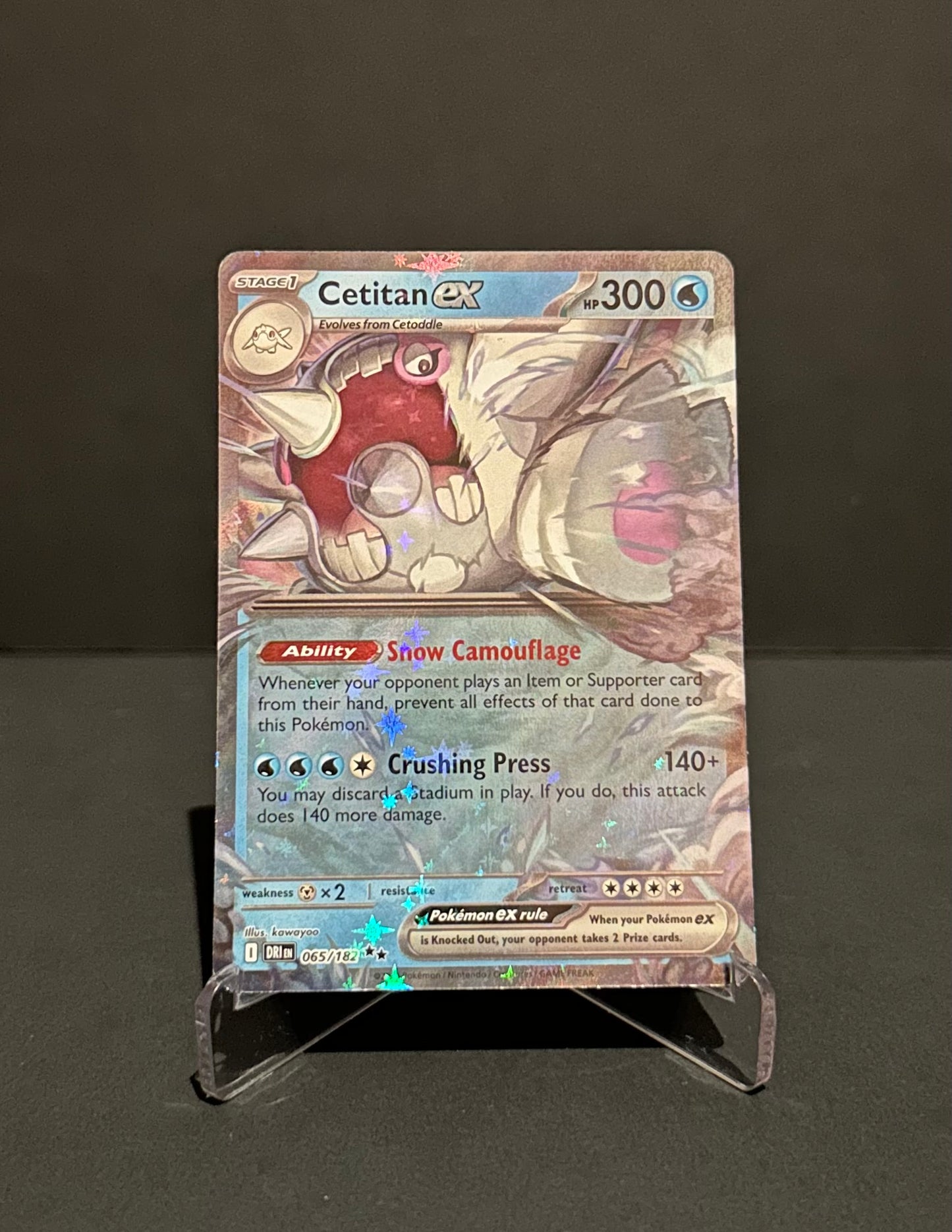 TCG Single: Cetitan ex - Destined Rivals