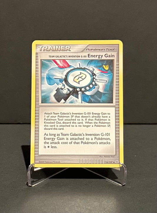 TCG Single: Team Galactic’s Invention G-101 Energy Gain - Platinum