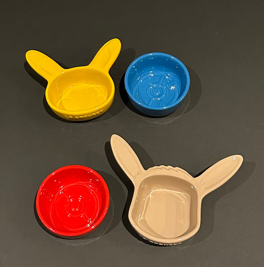 Le Creuset Pokemon set of 4 mini dishes