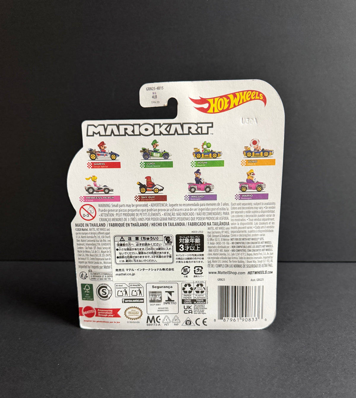 Hot Wheels: Shy Guy [Standard Kart] Mario Kart Diecast