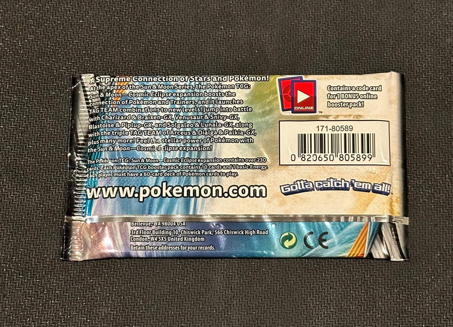 Sun & Moon: Cosmic Eclipse booster pack