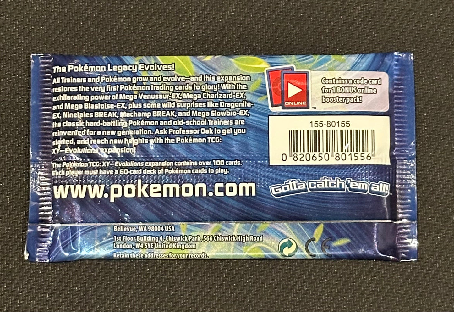 XY: Evolutions booster pack